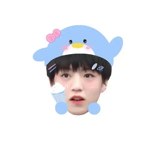 王俊凯#/#饭圈美工设计#    小俊来喽～    手绘大头贴61六个可爱的