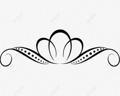 复古花边简笔画