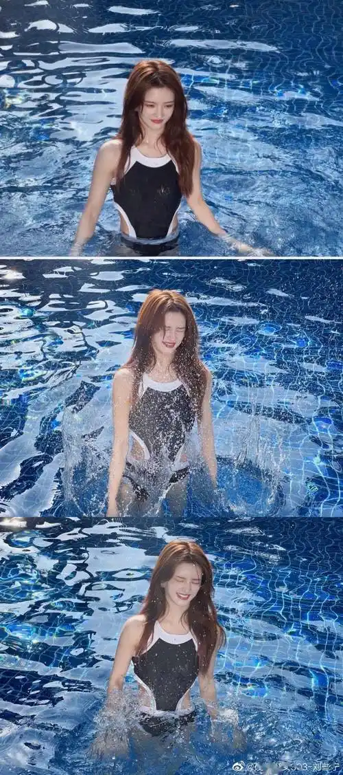 刘些宁港风泳池plog艳惊四座如何抵抗妆容天敌