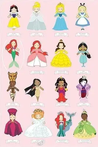 跪求!都是迪士尼公主吧