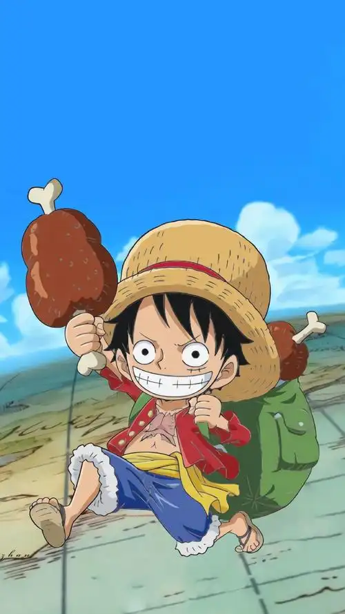 1吃货路飞,高清锁屏图片,手机壁纸-桌面城市