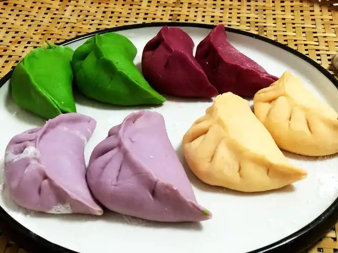 彩色饺子的做法