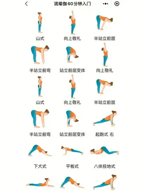 每日瑜伽流瑜伽60分钟排课