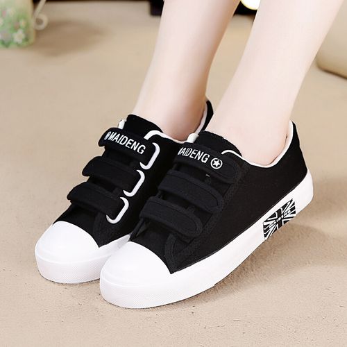 迪鲁奥(diluao)春秋12大童少女孩帆布鞋子13初中女生板鞋14中学生16