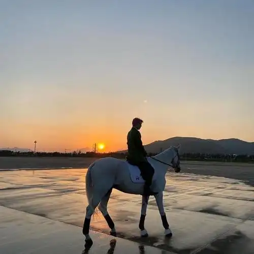 吴世勋骑白马的样子真的像极了白马王子爱了爱了