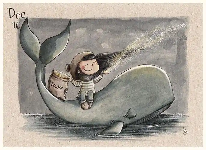 一组超级简单又可爱的儿童小插画kalonsardin