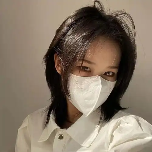 狼尾鲻鱼头假发假发男女鲻鱼头帅气网红短发超a武士头韩版狼尾逼真