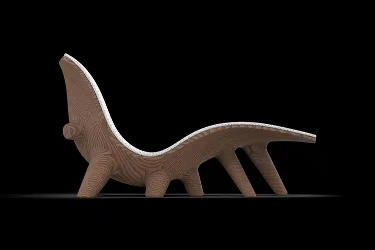 仿生椅子躺椅建模渲染学习尝试