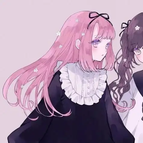 闺蜜头像动漫一左一右真人 动漫头像图片大全 -【爱个性】