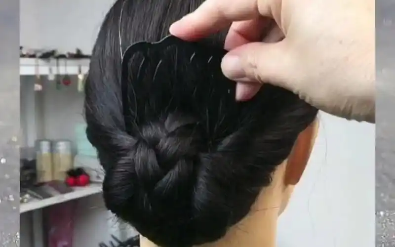 又学一招蝴蝶结发型#旗袍盘发#发型#发型就是这么简单#创作灵感#创作