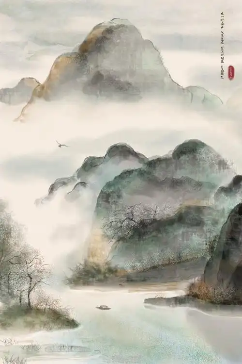 古风场景之山水的画法