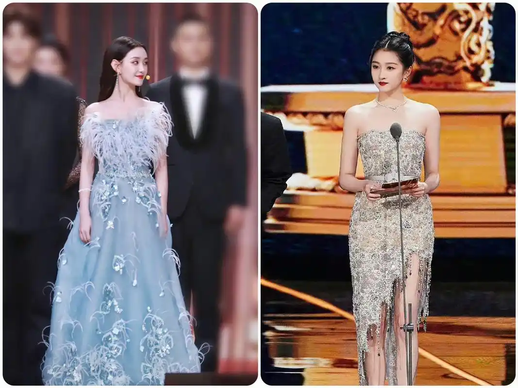 关晓彤×蒋依依,华表奖造型好漂亮,细数一下两人有很多共同点,童星