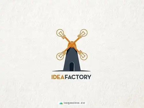 风车国外炫丽的创意logo设计欣赏