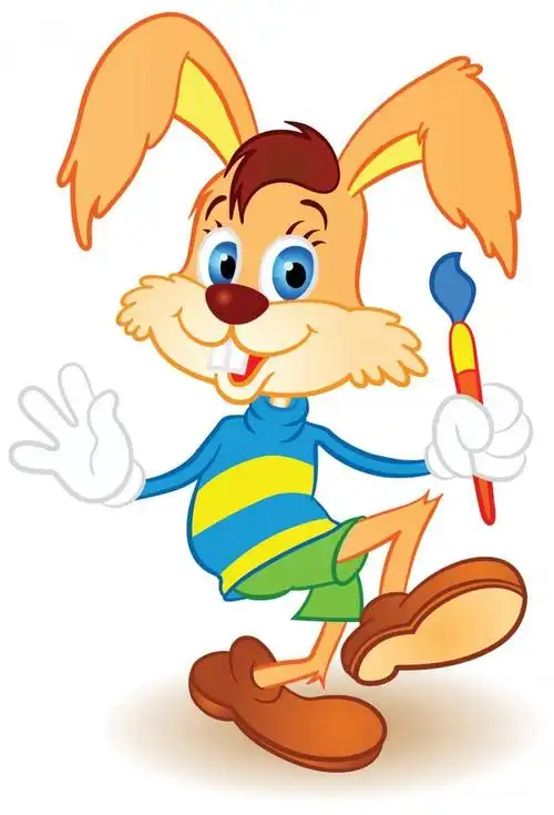 可爱的卡通动物形象05矢量素材