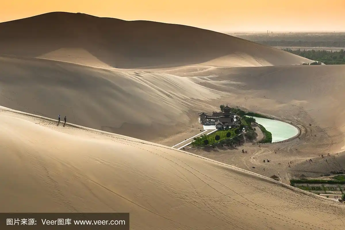 中国甘肃敦煌月牙湖