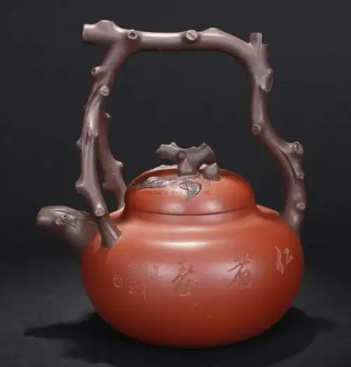 【范洪泉款东坡提梁壶】拍卖品_图片_价格_鉴赏_紫砂_雅昌艺术品拍卖