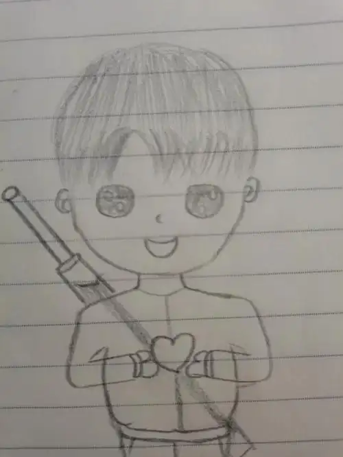 当我用小学生式画法画了肖宇梁后