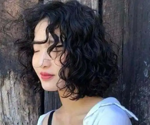 短发卷发,方便面卷发,短发发型
