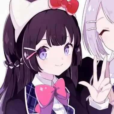 闺蜜头像卡通一人一张可爱闺蜜头像两人动漫唯美