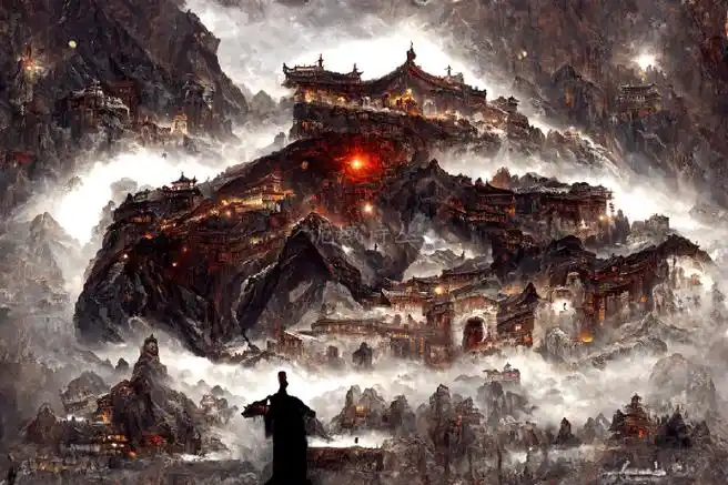 盗墓笔记超话[水稻]#盗笔超话粉丝破百万#ai绘画之万山极夜可以说和我