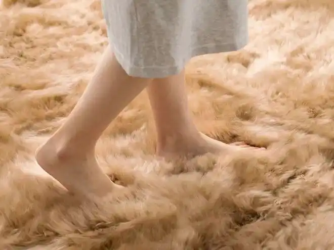 好物推荐光脚踩在羊皮毯上那种治愈感无以言表