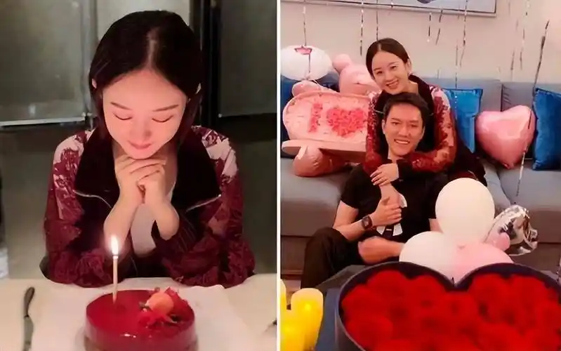 2018年10月,赵丽颖生日当天,赵丽颖在微博晒出和冯绍峰的结婚证,让