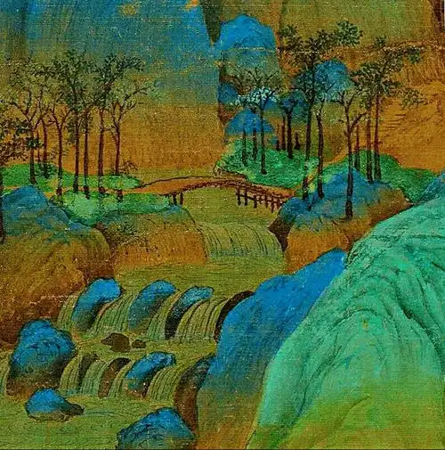 收藏的《千里江山图》