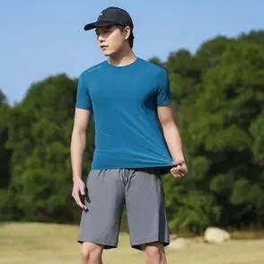 运动服短袖t恤速干冰丝短裤休闲跑步篮球健身潮套装夏季2024新款