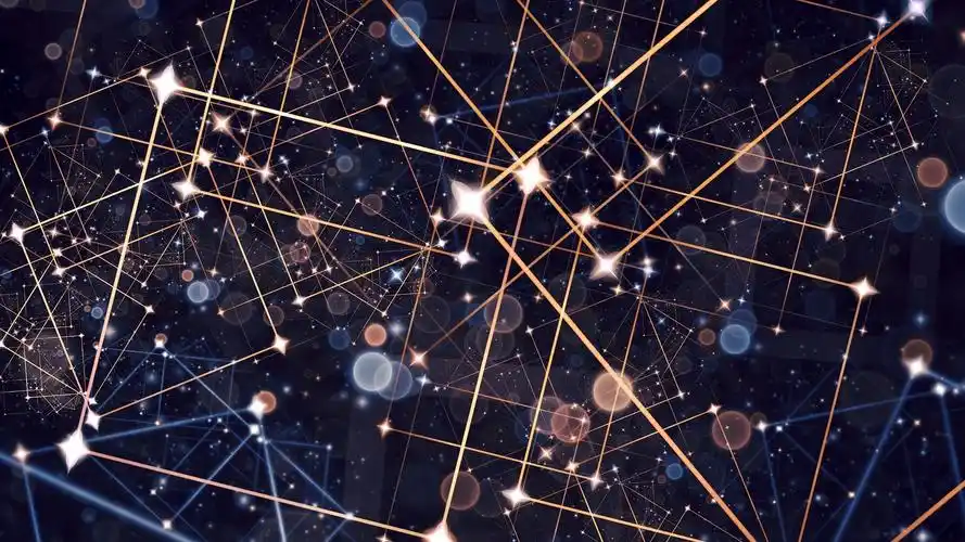 壁纸 星星,线条,抽象背景