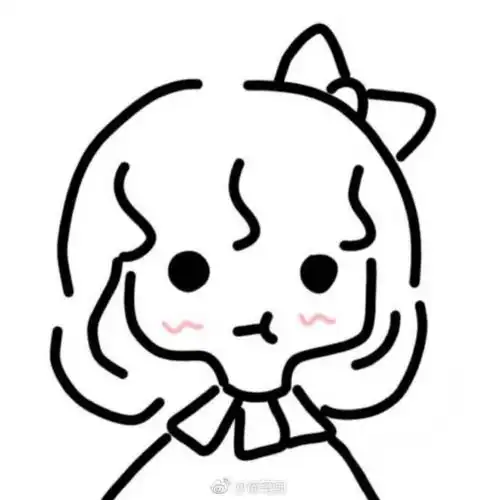 的女孩子儿童画简笔画画法(5)可爱的简笔画女孩卡通小女孩简笔画图片