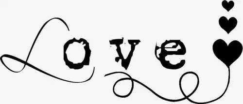 love艺术字