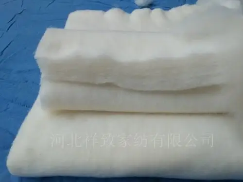 纯棉花水洗棉高温定型棉纯棉絮片