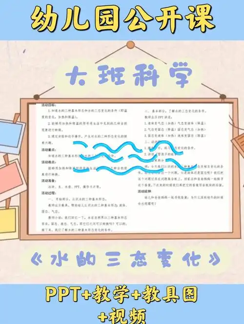 知道水的三种基本形态和水的三态变化的条件(即温度的变化,加热和降温