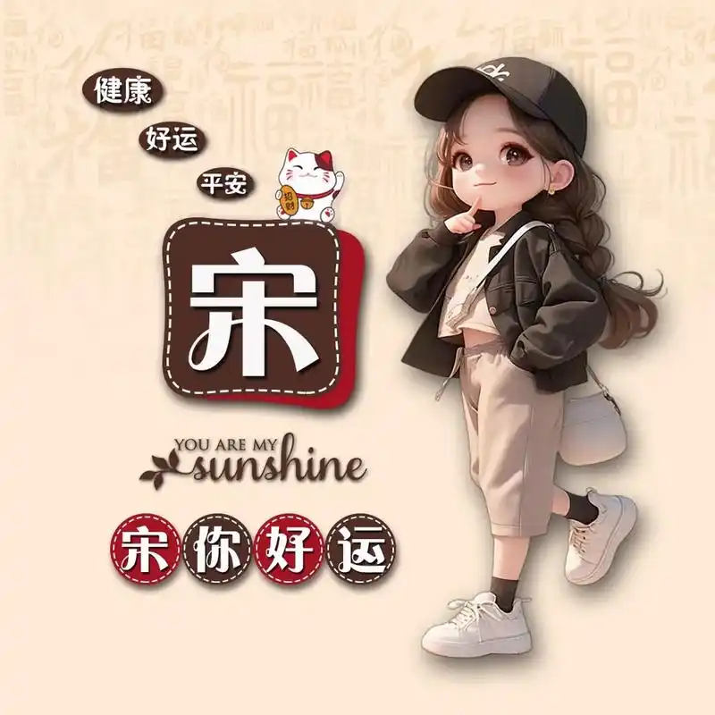 姓氏头像来了……#头像# #姓氏头像# #动态连更挑战# #热点引擎计划