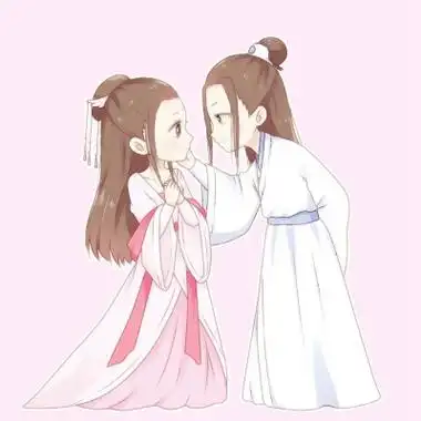 q版古风情侣头像高清萌萌的q版古风情侣头像图片精选