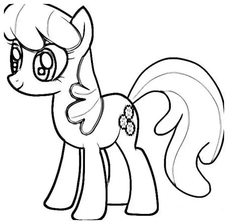 紫悦公主简笔画的画法图片_小马宝莉_亲子简笔画大全