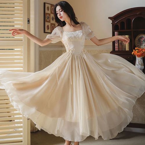 网禾(wanghe)西方法式婚礼超仙高级感婚纱礼服芭蕾法式宫廷风在逃公主