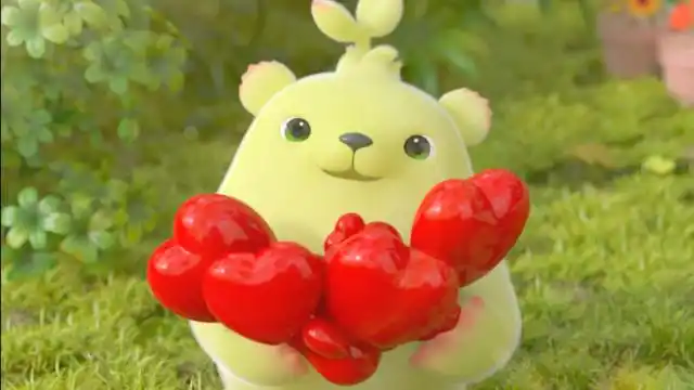 萌芽熊  萌芽熊:傻乎乎的我,可以和你做朋友吗?