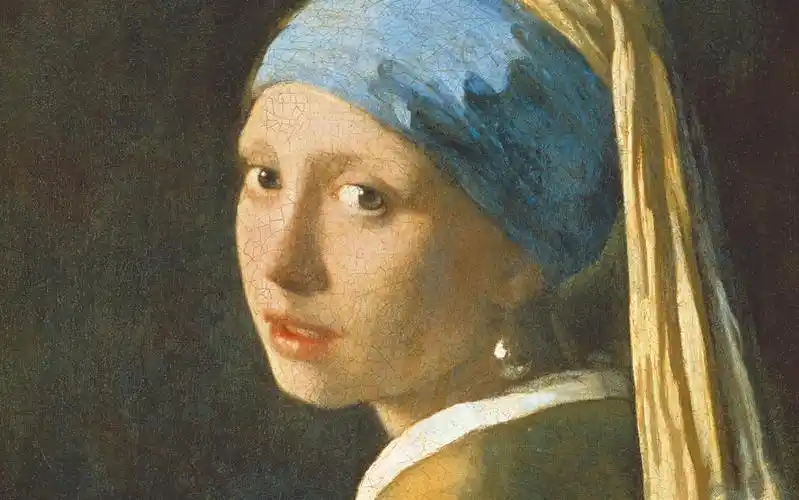 数字修复油画《带珍珠耳环的少女》约翰内斯61维米尔