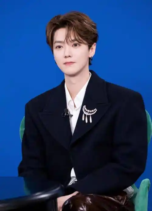 鹿晗最新出镜截图状态,越来越"姨"化:粉丝夸不下去程度_活动_短发