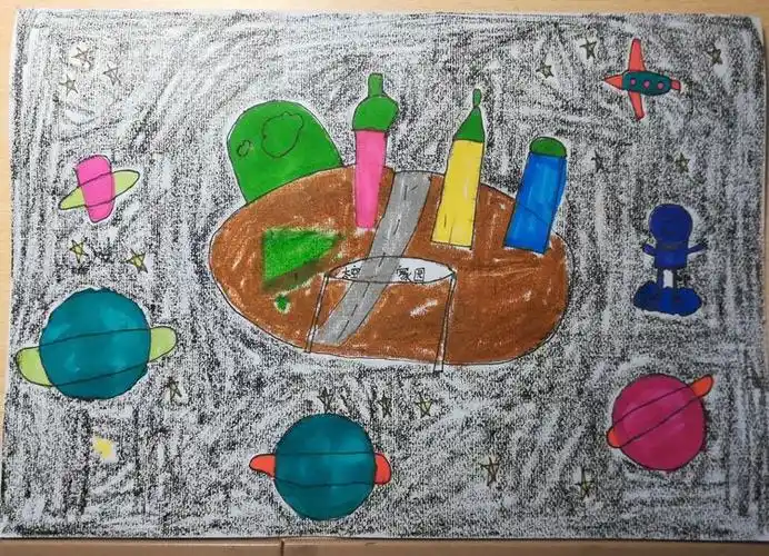 《我们的现在和将来》绘画作品展示