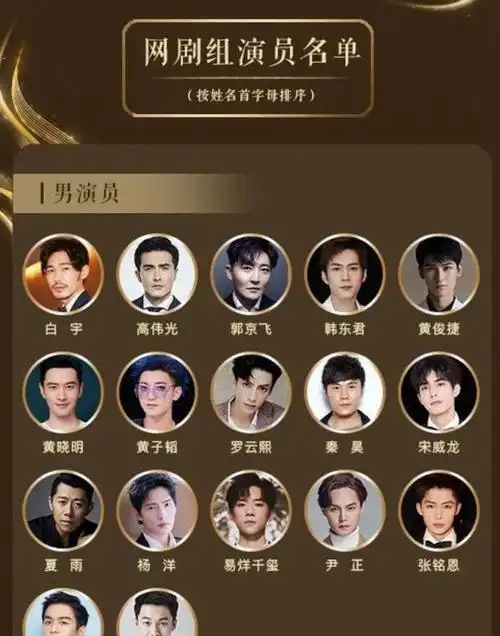 20年中国好演员入围名单进不了此榜的明星都不好意思称一线