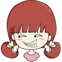 小女孩的好多表情包～哈哈