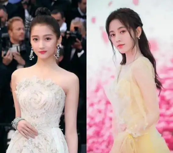 关晓彤鞠婧祎出席活动风格特别像,双方都说是对方设计师刻意模仿