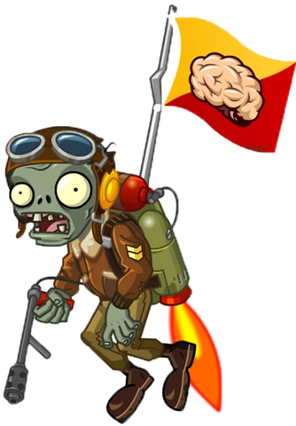 旗帜飞行员僵尸