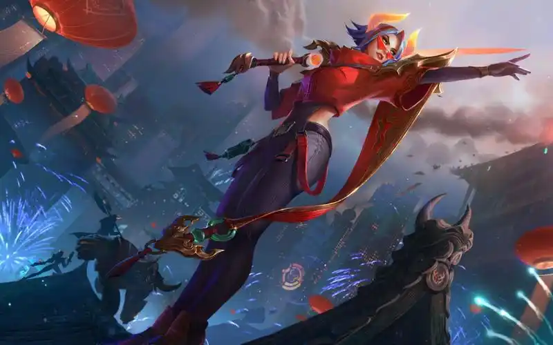 【lol皮肤展示】无双剑姬 菲奥娜 福牛守护者 皮肤展示