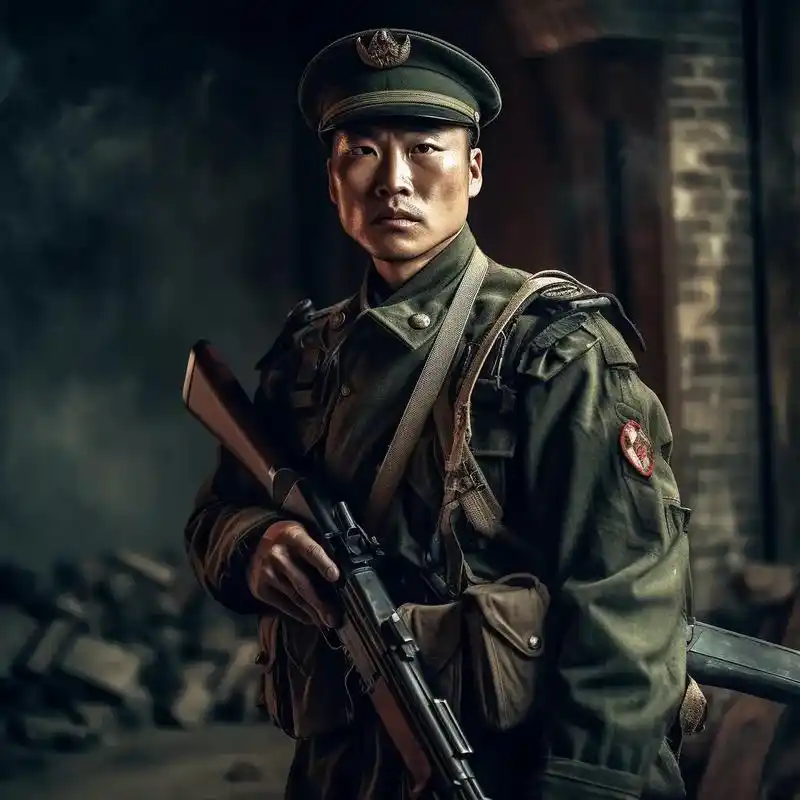 平行世界线-二战中国士兵(二)图为第19山地神机旅,作为九州 - 抖音