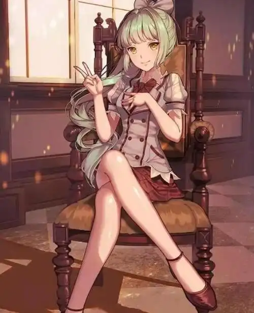 的人会用这种坐姿,但是看起来的话,还是没有动漫里面的人物做出来好看