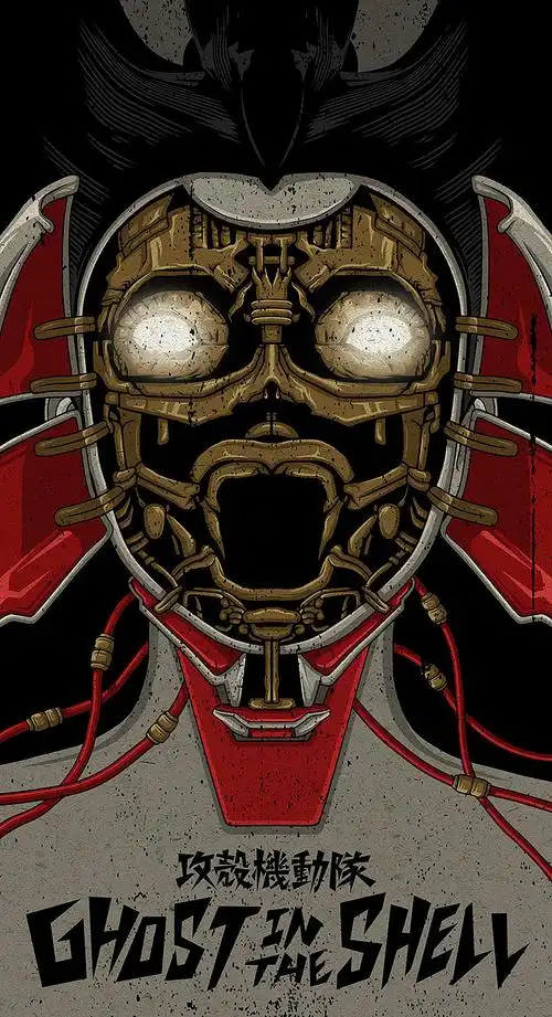 攻壳机动队概念海报