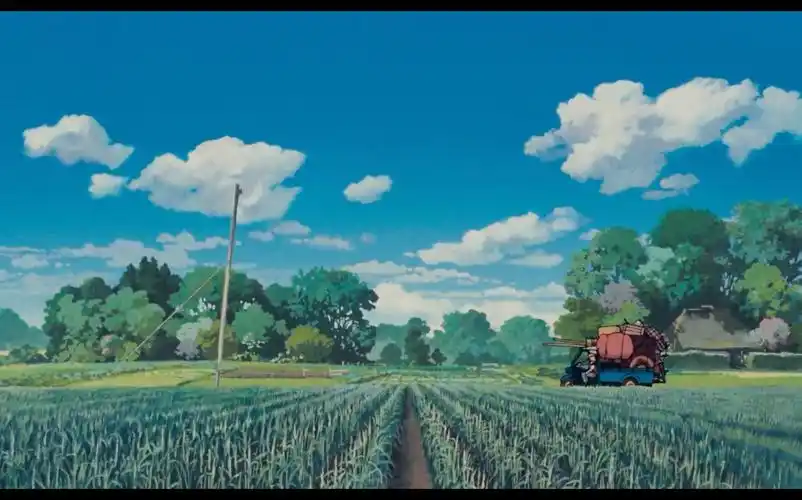 宫崎骏龙猫动漫里的夏天治愈电影